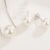 Single Pearl Necklace – 14K Gold-Plated Elegant Chain