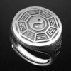 53f67498-5db8-4d95-9394-ea37f7a65efc.jpg Bold Vintage Silver-Tone Adjustable Ring