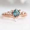 Elegant Rose Gold-Plated Ring – Timeless Sparkle