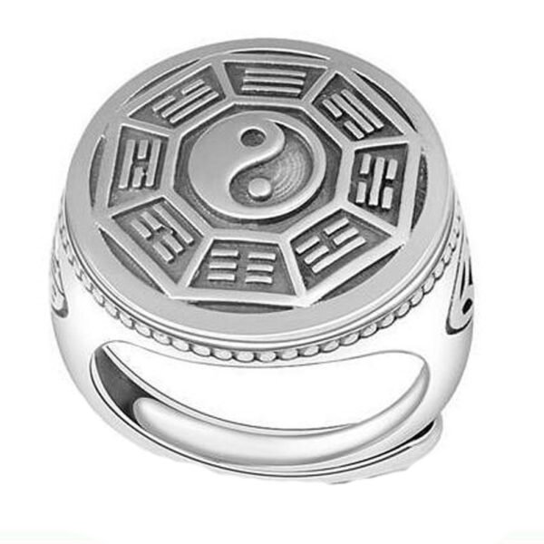 a8490f66-09d7-420d-8eff-19738dd1540d.jpg Bold Vintage Silver-Tone Adjustable Ring