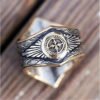cc1f9baa-1425-46ea-94ff-b1e946d6296a.jpg Two-Tone Vintage Glyph Ring – Bold & Stylish